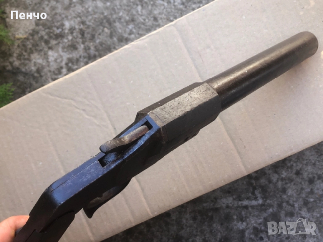 стар сигнален пистолет "HEBEL" - 1894г. - WWI - WWII - GERMANY, снимка 12 - Антикварни и старинни предмети - 51492345