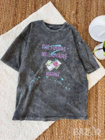 Тениска парен памук Овърсайз  