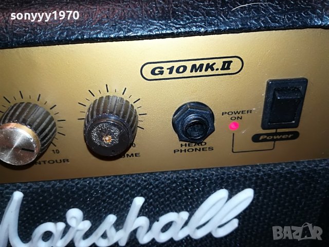 MARSHALL GUTAR AMPLIFIER-ВНОС ENGLAND 1302231952, снимка 8 - Ресийвъри, усилватели, смесителни пултове - 39664031