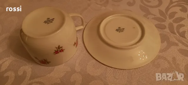 Vintage. Нови. Немски двоен сет чашка и чинийка за кафе, чай. , снимка 8 - Антикварни и старинни предмети - 49498363