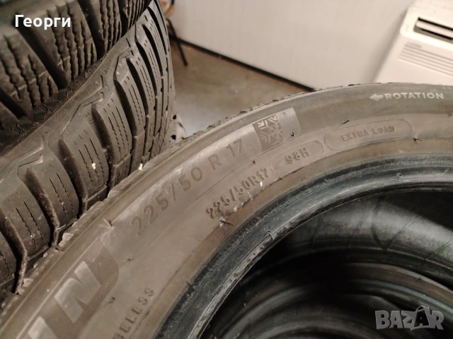 2бр.зимни гуми 225/50/17 Michelin, снимка 3 - Гуми и джанти - 53218721