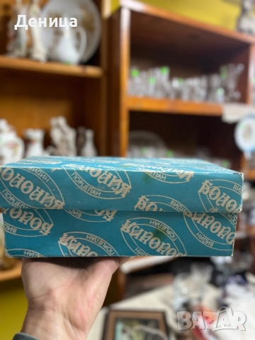 Видински костен порцелан За късо кафенце—90 мл 6 сета в оригинална кутия, сребърен кант , снимка 8 - Сервизи - 52150786