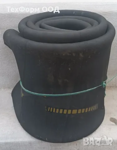 Гумен двойно армиран маркуч за кюбел за бетон и скоби за монтажа му, снимка 2 - Други машини и части - 29725334