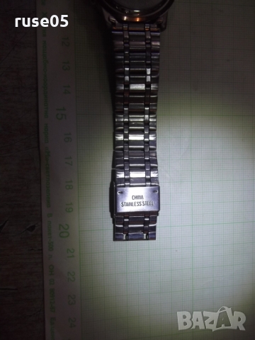 Часовник за ръка - кварцов - хронограф - работещ, снимка 9 - Мъжки - 7661976