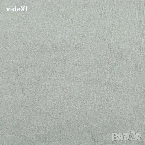 vidaXL Рамка за легло без матрак, светлосива, 160x200 см, кадифе, снимка 8 - Спални и легла - 56146950