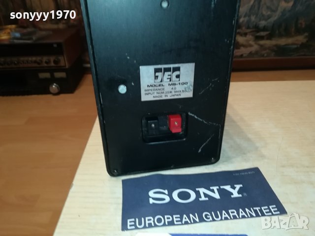 JEC MS-100 MADE IN JAPAN-МЕТАЛНА КОЛОНА 1БР 19СМ M3008231031, снимка 12 - Тонколони - 42018532