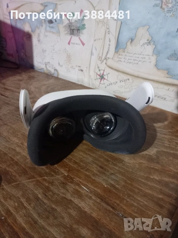 Meta Quest 3S 128GB с допълнително захранване и оригинална кутия, снимка 5 - Други игри и конзоли - 53609884