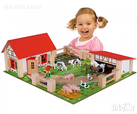 Eichhorn-Ферма средна, 21 части 100004304, снимка 2 - Играчки за стая - 35922225