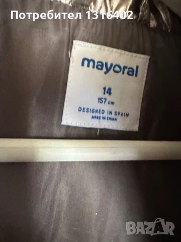 Зимен елек Mayoral за момиченце 12год, снимка 3 - Детски якета и елеци - 51270804