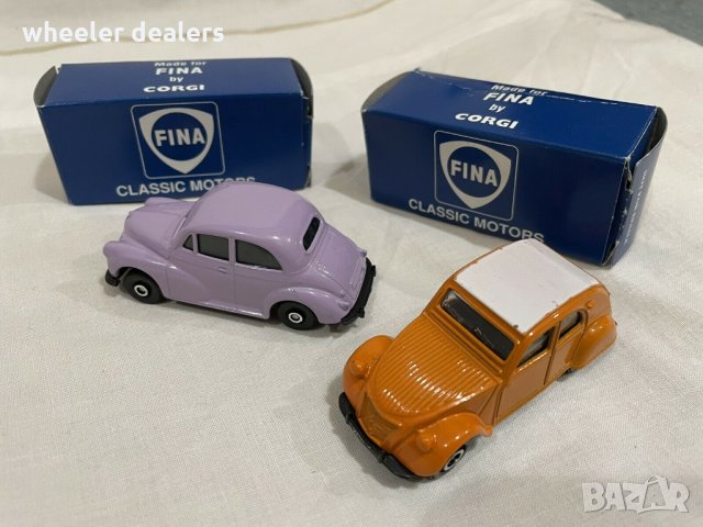 Метални колички CORGI Fina Morris Minor и Citroen 2 Cv 1:64, снимка 2 - Колекции - 35747017