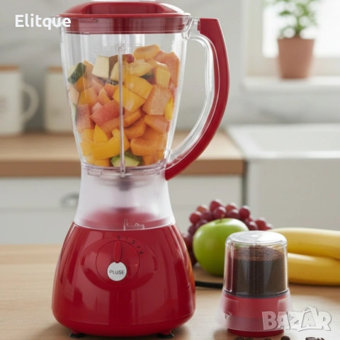 Електрически блендер Homelux HY-Y44 с мелничка – мощен и практичен, снимка 4 - Друга електроника - 53243832