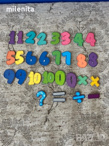 Магнитни букви, цифри, книги и изтриваеми карти, снимка 14 - Образователни игри - 51652341