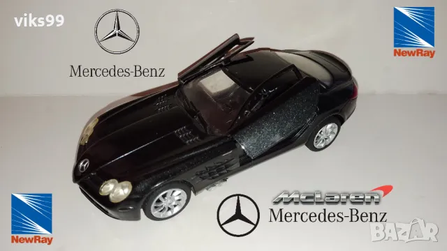 Mercedes-Benz SLR McLaren - New Ray - Мащаб 1:32, снимка 1 - Колекции - 47892907