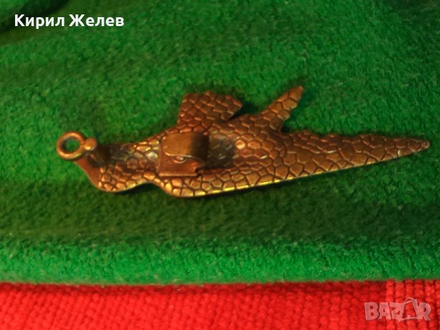 СТАРА БРОНЗИРАНА ОЛОВНА ФИГУРКА ПТИЦА ИНТЕРЕСНА за ЗАКАЧАНЕ КОЛЕКЦИЯ 30962, снимка 14 - Колекции - 38137963