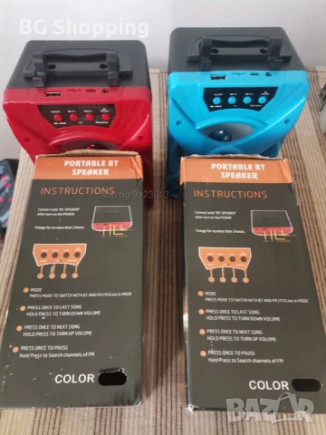 Блутут мощна USB колонка, FM, aux, карта памет, снимка 4 - Друга електроника - 50799780