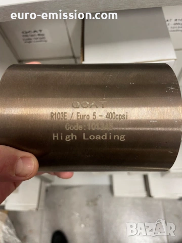 Метален Субстрат за Катализатор Φ100 (Пита) ЕВРО 5 - QCAT 400 Клетки - High Loading