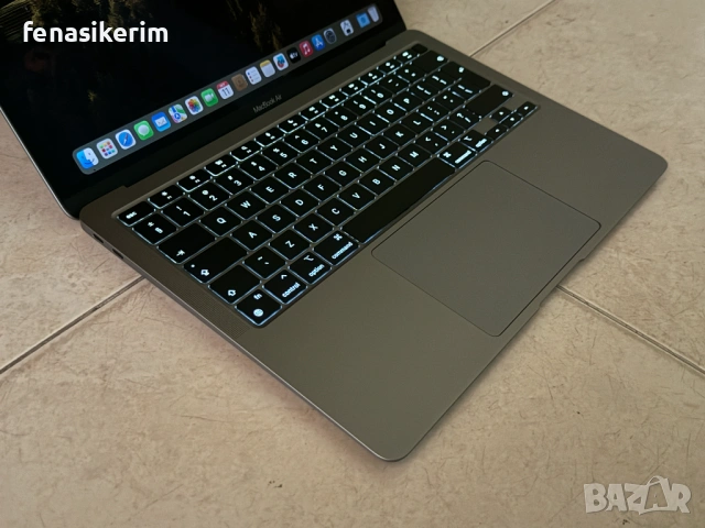 13.3' Apple MacBook Air M1 512GB 2020 Space Grey - Бат 12ч., снимка 5 - Лаптопи за работа - 52872863