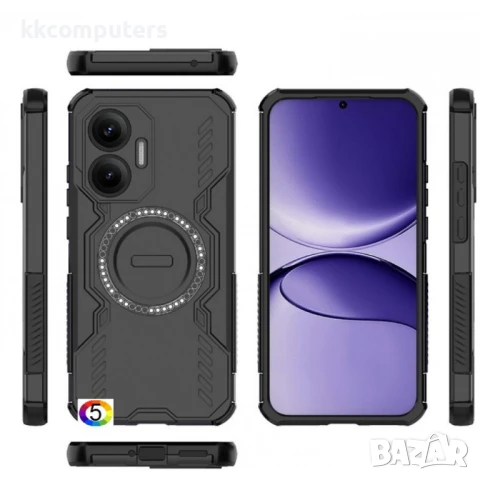 Xiaomi Poco F7 5G / Redmi Turbo 4 Pro 5G Удароустойчив Magnetic /Butterfly Armor Hollow Heat Dissipa, снимка 8 - Калъфи, кейсове - 50809855