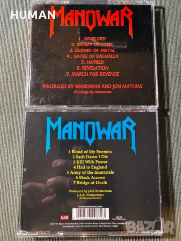 W.A.S.P - Manowar , снимка 12 - CD дискове - 50667692
