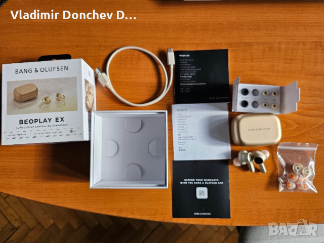 Продавам блутут слушалки - Bang & Olufsen Beoplay EX - като нови, снимка 8 - Слушалки и портативни колонки - 52824478