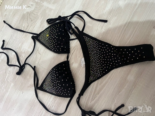 Бански с камъни от две части, снимка 3 - Бански костюми - 53284733