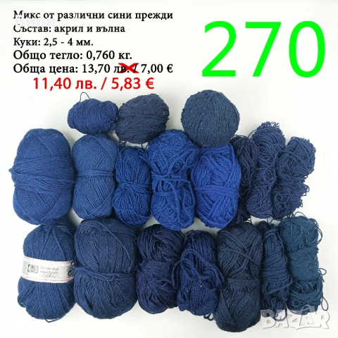 Евтини прежди в малки количества - нови и остатъци , снимка 5 - Други - 52042465