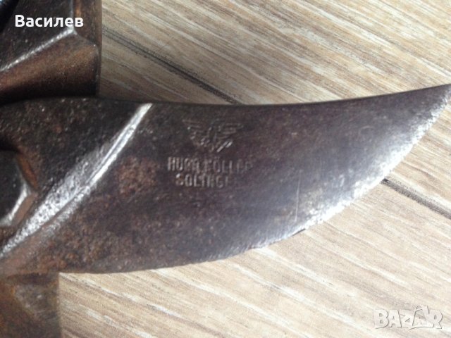Solingen Hugo Koller немски лозарски градински ножици Солинген, снимка 3 - Градински инструменти - 44304789