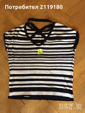 блуза бяло/черна официална