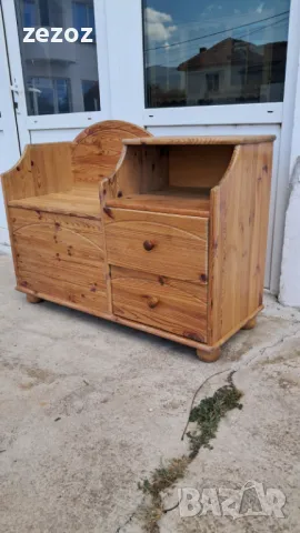 Шкаф с пейка и ракла масив, снимка 3 - Портманта - 49528107