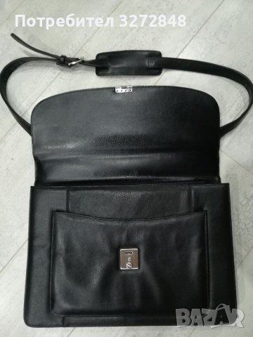 Луксозна мъжка бизнес чанта от естествена кожа ECHTES LEDER, снимка 4 - Чанти - 38943755