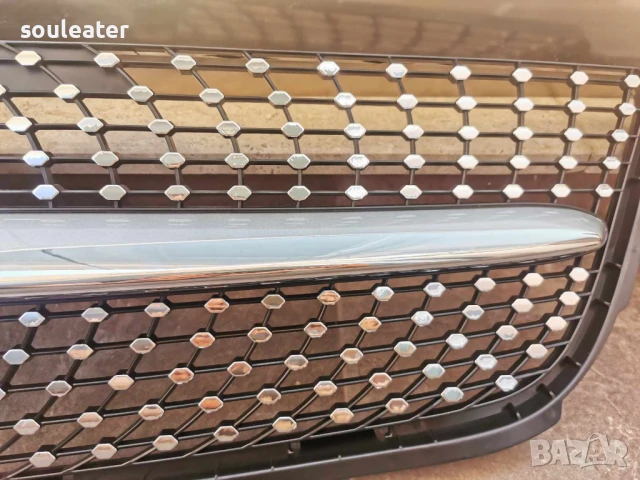 Диамантена решетка/Diamond Grill с емблема за Mercedes ML W166, снимка 3 - Части - 50823298