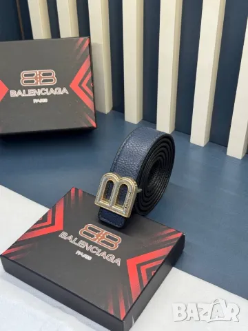 колани от естествена кожа в кутия 3см balenciaga , снимка 3 - Колани - 50348663