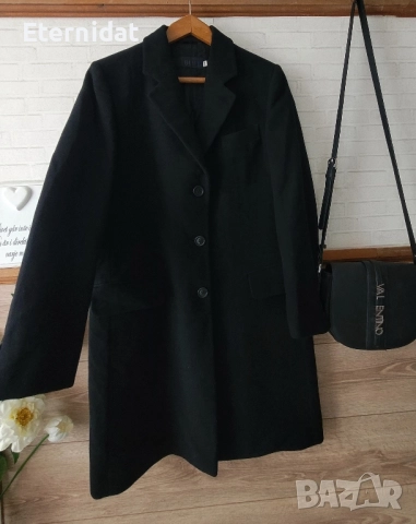 Ново черно палто ALBERTO ASPESI , снимка 6 - Палта, манта - 51863596