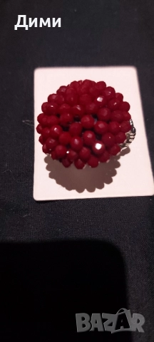 Пръстен Малина, снимка 7 - Пръстени - 52861335