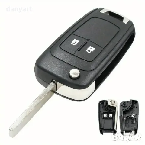 Кутия за Дистанционен Ключ с 2 Бутона за Opel Astra, Mokka, Insignia, Cascade, Zafira, снимка 6 - Аксесоари и консумативи - 50247120