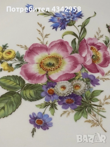 Karl Schumann.1918-1929 г.Порцеланова чиния., снимка 2 - Антикварни и старинни предмети - 52897680