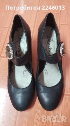 Маркови Обувки Tamaris -ест.кожа-38номер, снимка 2 - Дамски елегантни обувки - 40758167