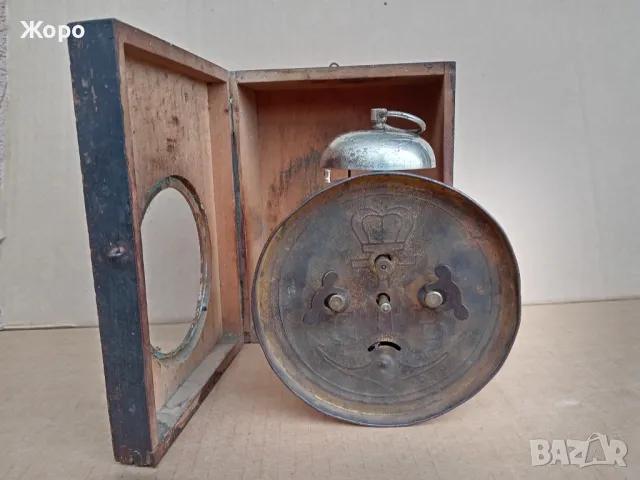 Густав Бекер GB будилник с кутия Gustav Becker, снимка 10 - Антикварни и старинни предмети - 48989089