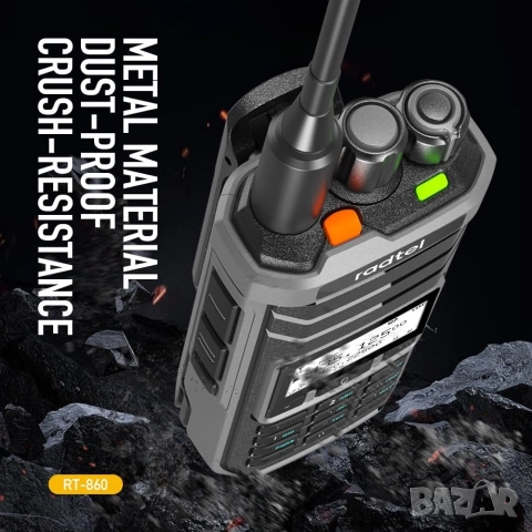 Radtel RT-860 радиостанция с пълен обхват (Full-Band RX) и SSB модулация, снимка 4 - Друга електроника - 52695529