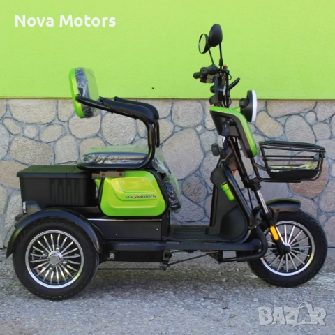 Електрическа Tриместна Tриколка X1 1500W Red Nova Motors, снимка 3 - Мотоциклети и мототехника - 39348091