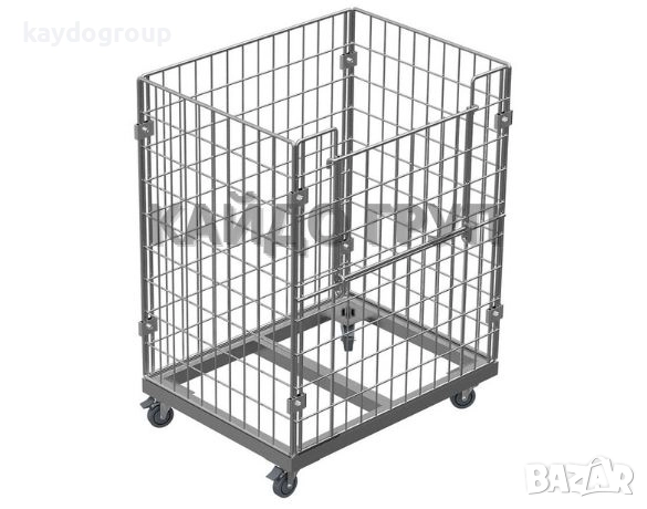 Телен кош, сгъваем, с платформа на колелца, различни размери, снимка 5 - Оборудване за магазин - 52693638