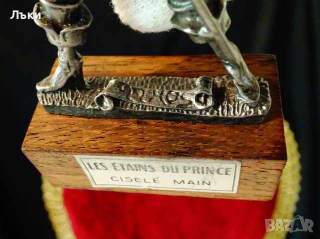 Статуетка от калай,фигура на Атос,мускетар. , снимка 7 - Статуетки - 41899771