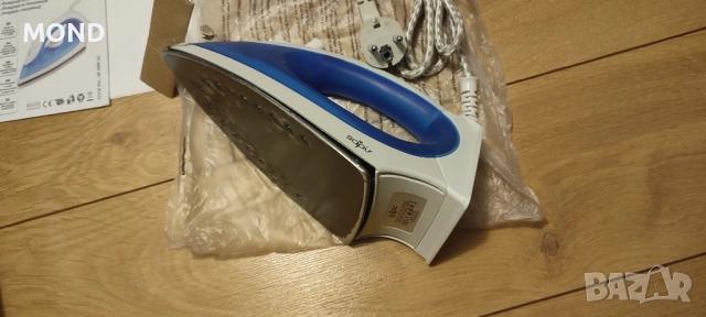 Парна ютия Sapir 1200W, струя пара, термостат, синя, снимка 13 - Ютии - 52856923