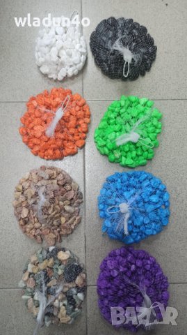 Цветни декоративни камъчета -6лв, снимка 3 - Декорация за дома - 40050847