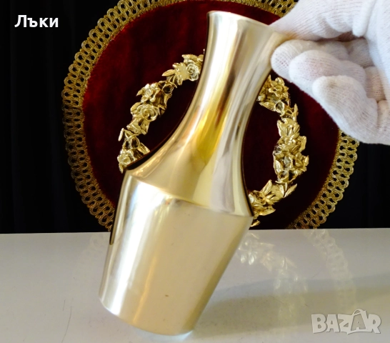 Бронзова гарафа,декантер за ракия,вино. , снимка 2 - Антикварни и старинни предмети - 52258658