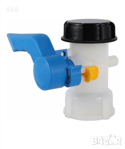 Клапан клапа за резервоар 1000л, Raccord 60 мм, пластмаса