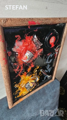 Картина с епоксидна смола – ръчна изработка, арт подарък , снимка 8 - Картини - 53047314