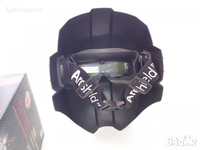 Очила с щит предпазни заваръчни,затъмнение DIN 5-13.Произход Корея .Бонус слюди 3бр. , снимка 2 - Други машини и части - 39928088