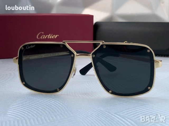 Cartier мъжки слънчеви очила 2 цвята, снимка 16 - Слънчеви и диоптрични очила - 50741556