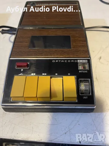 Vintage Cassette Tape Player Recorder Loewe Opta Optacord 448 Germany 1970s Касетофон и Диктофон , снимка 4 - Радиокасетофони, транзистори - 49360383